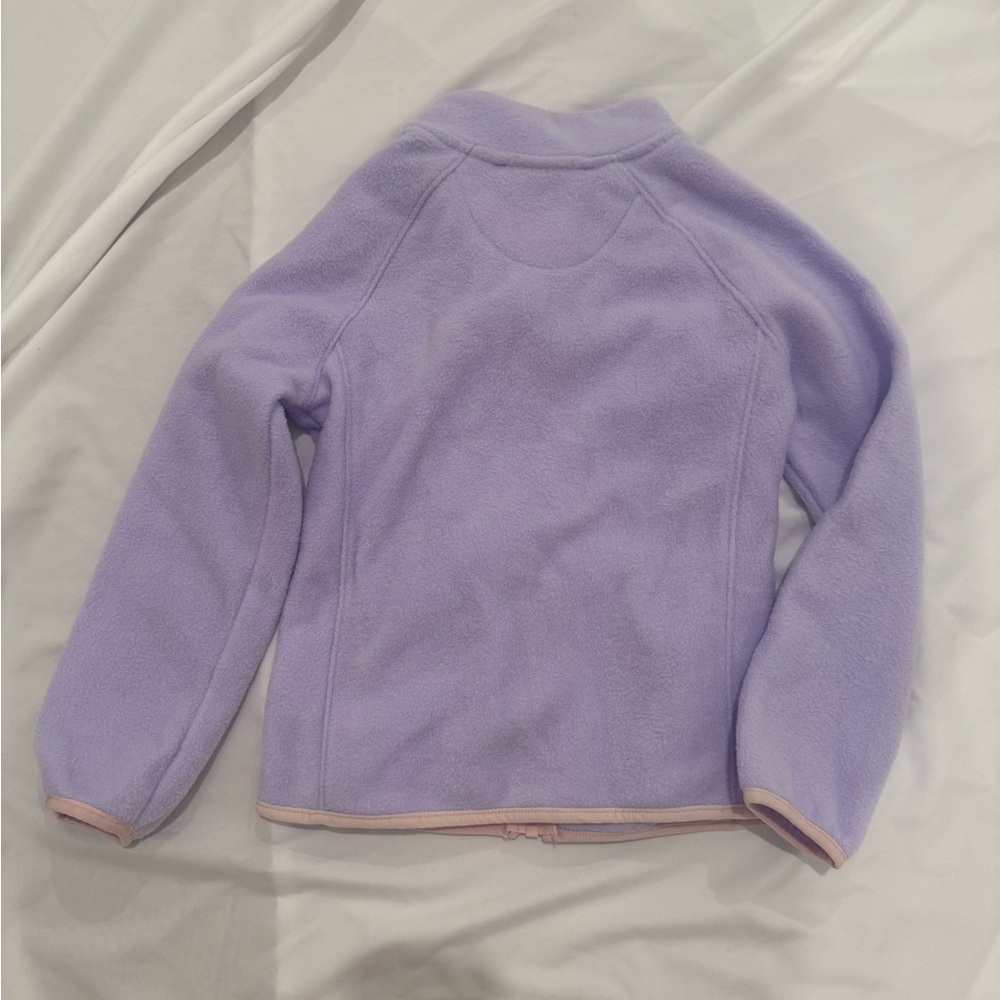 Nike girls purple and pink zip up sweater size 5/6 - Picture 4 of 5